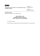 Permanent Council Decision No. 925 (it)