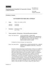 Diario de la 1114ª Sesión plenaria del Consejo Permanente 