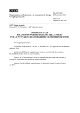 Decisione N.1220 del Consiglio permanente