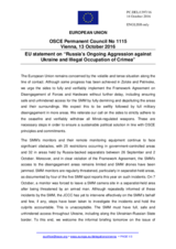 Statement by the Slovak EU Presidency on the Russia’s ongoing aggression against Ukraine and illegal occupation of Crimea