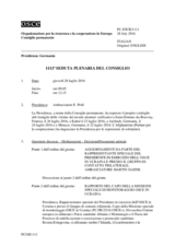 Giornale della 1111a Seduta plenaria del Consiglio permanente
