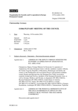 Journal of the 1118th Plenary Meeting of the Permanent Council