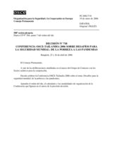 Permanent Council Decision No. 718 (es)