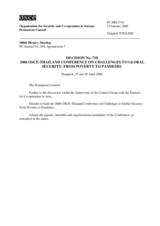 Permanent Council Decision No. 718