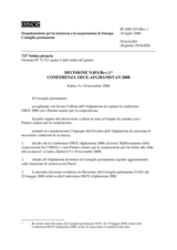 Permanent Council Decision No. 851 (it)