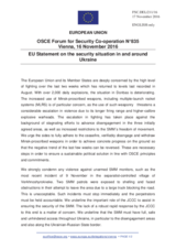 Statement by the Slovak EU Presidency on the situation in and around Ukraine