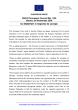 Statement by the Slovak EU Presidency on the ratification of the so-called agreement between the Russian Federation and Sokhumi occupation regime on the creation of a joint group of military forces