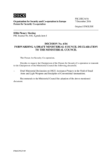 Forum for Security Co-operation Decision No. 6/16