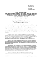 Joint Statement by the Ministers