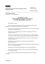 Permanent Council Decision No. 1236