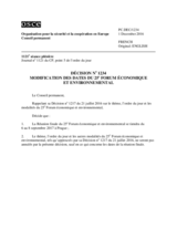Décision No 1234 du Conseil permanent