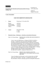 Journal der 1120. Plenarsitzung des Ständigen Rates 