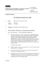 Diario de la 836ª Sesión plenaria del Foro de Cooperación en materia de Seguridad  