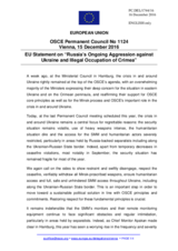 Statement by the Slovak EU Presidency on the Russia’s ongoing aggression against Ukraine and illegal occupation of Crimea