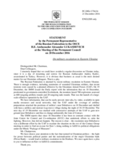 Statement by the Delegation of the Russian Federation in response to the statements by delegations on the Russia’s ongoing aggression against Ukraine and illegal occupation of Crimea