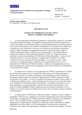 Conseil permanent Décision No 193