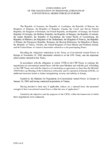 Concluding Act of the Negotiation on Personnel Strength of Conventional Armed Forces in Europe (CFE-1A Agreement)