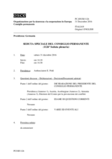 Giornale della 1126a Seduta speciale del Consiglio permanente