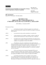 Decisión Nº 8/16 del Foro de Cooperación en materia de Seguridad