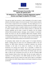 Statement by the Maltese EU Presidency on the Russia’s ongoing aggression against Ukraine and illegal occupation of Crimea