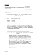 Diario de la 1131ª Sesión extraordinaria del Consejo Permanente