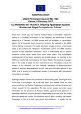 Statement by the Maltese EU Presidency on the Russia’s ongoing aggression against Ukraine and illegal occupation of Crimea