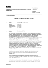 Journal der 1095. Plenarsitzung des Ständigen Rates 