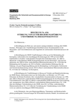 Decision No.4/16 -  Decision on Strengthening Good Governance and Promoting Connectivity