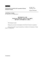 Permanent Council Decision No. 1242