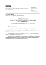 Décision No 1241 du Conseil permanent