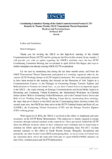 Remarks at the Eleventh Coordinating Committee Meeting of the Global Counterterrorism Forum (GCTF)