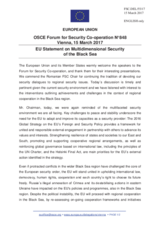 Statement by the Maltese EU Presidency in response to Ambassador M. B. Christides, Ambassador A. Coşkun, and by Ms. A. Inayeh