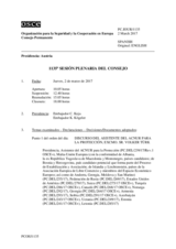 Diario de la 1135ª Sesión plenaria del Consejo Permanente 
