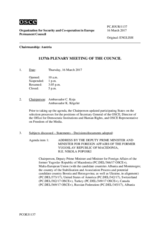 Journal of the 1137th Plenary Meeting of the Permanent Council