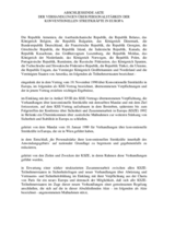 Abschließende Akte der Verhandlungen über Personalstärken der Konventionellen Streitkräfte in Europa