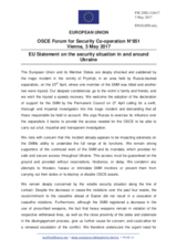 Statement by the Maltese EU Presidency on the situation in and around Ukraine