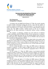 Statement by the Delegation of Ukraine on the situation in and around Ukraine