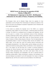 Statement by the Maltese EU Presidency in response to the presentations by Ambassador R. Alimov and Mr. E. Sysoev