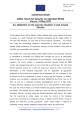 Statement by the Maltese EU Presidency on the situation in and around Ukraine