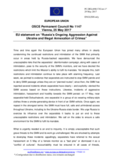 Statement by the Maltese EU Presidency on the Russia’s ongoing aggression against Ukraine and illegal occupation of Crimea