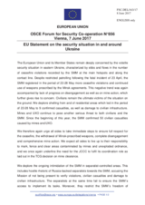 Statement by the Maltese EU Presidency on the situation in and around Ukraine